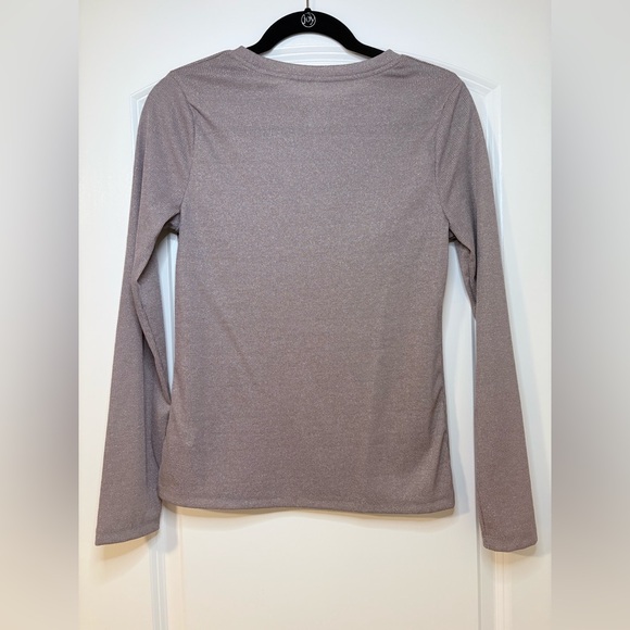 A New Day Dusty Purple Long Sleeve Top - Picture 2 of 4